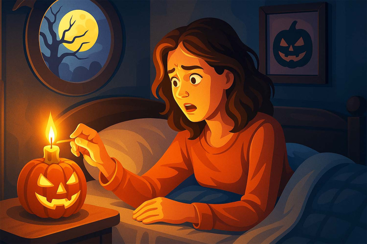 Чому не можна залишати свічку біля ліжка в ніч на Гелловін