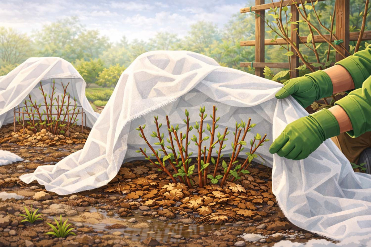 Як правильно відкрити троянди та укривні рослини після зими – 3