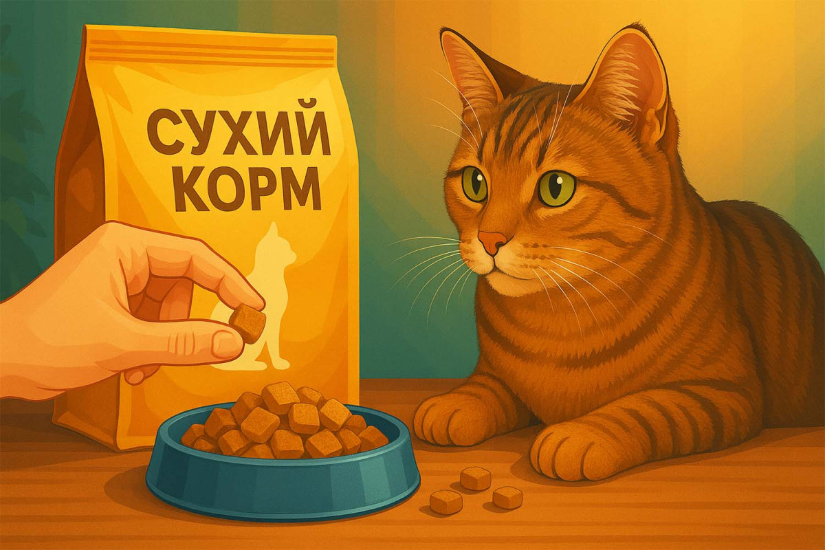 Як вибрати якісний сухий корм для кота – поради ветеринарів