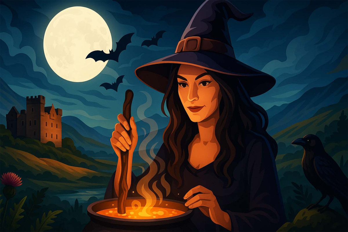 Яка країна найбільше асоціюється з відьомством