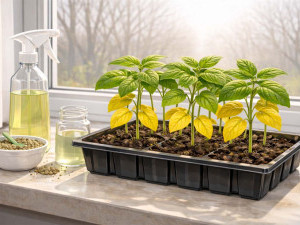 Чому жовтіє розсада на підвіконні – 6 причин і рішення для кожної