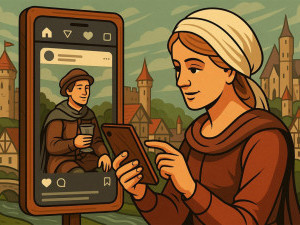 Як би виглядав Instagram у Середньовіччі?