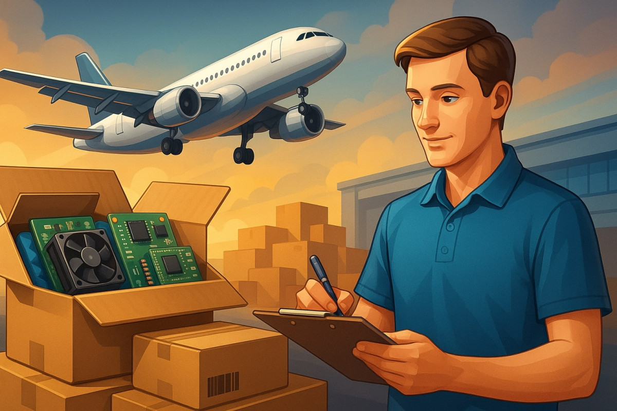 Як правильно оформити авіаперевезення технічних комплектуючих з Китаю