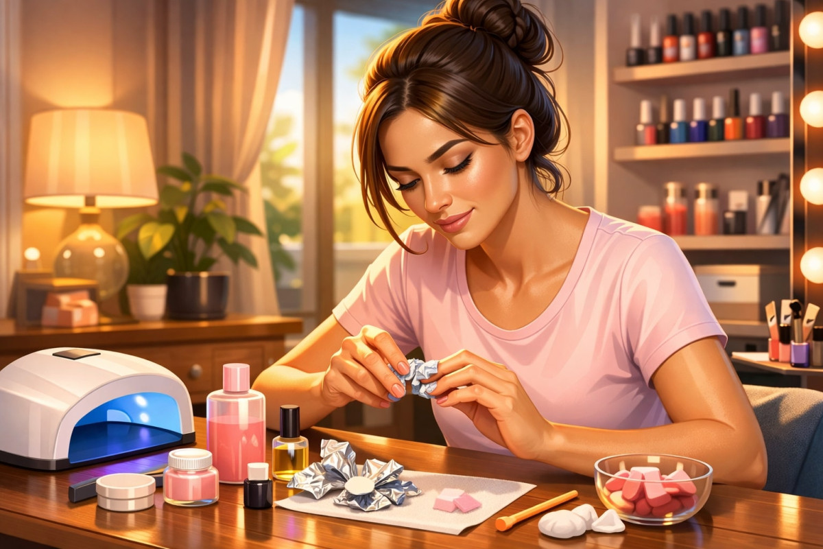 Як зняти гель лак вдома