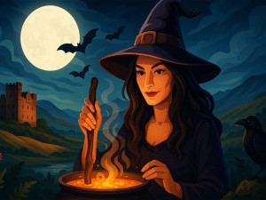 Яка країна найбільше асоціюється з відьомством?