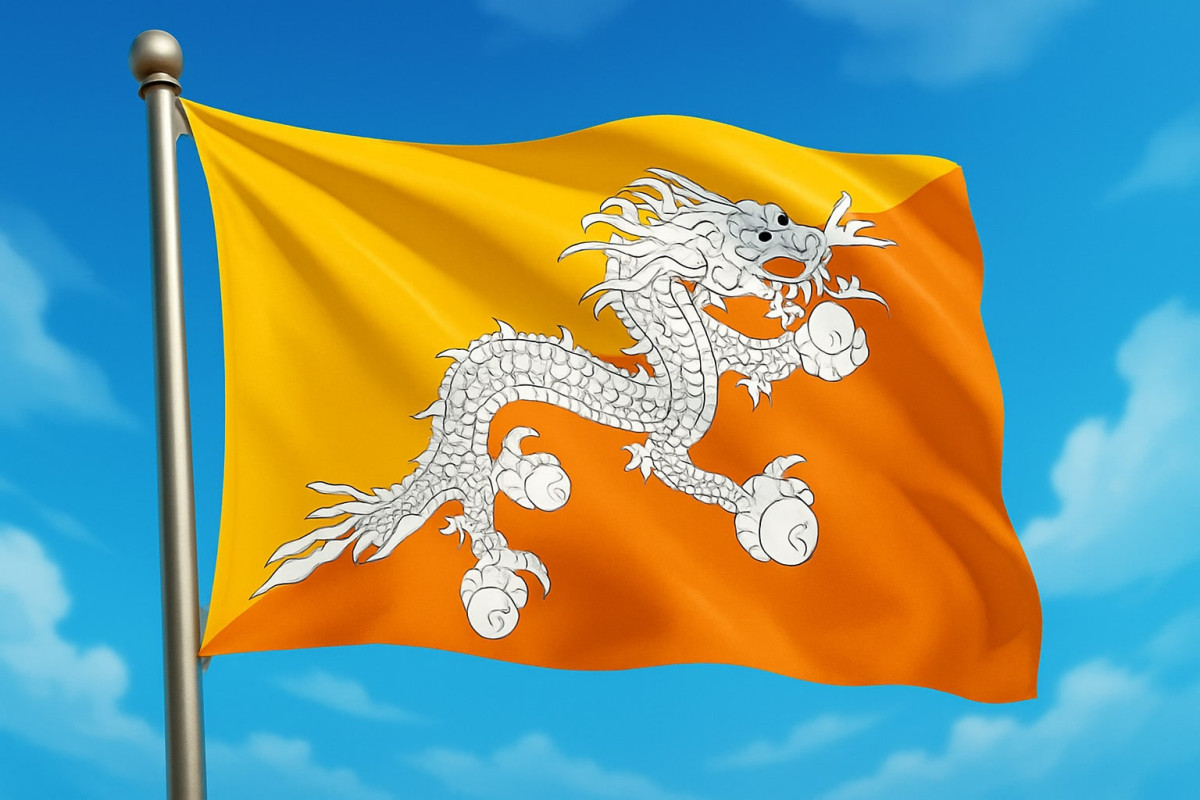 Прапор Бутану