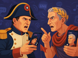 Що було б, якби Наполеон і Цезар влаштували TikTok-драму?
