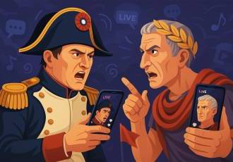 Що було б, якби Наполеон і Цезар влаштували TikTok-драму?