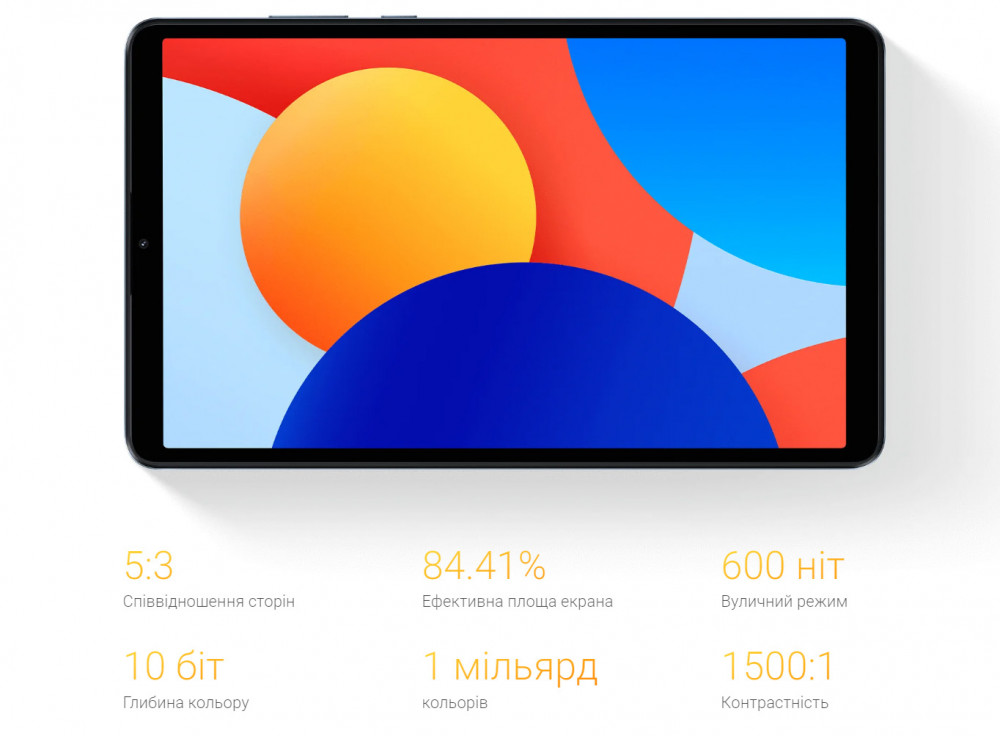 Екран та візуал планшетів Xiaomi серії Redmi Pad SE